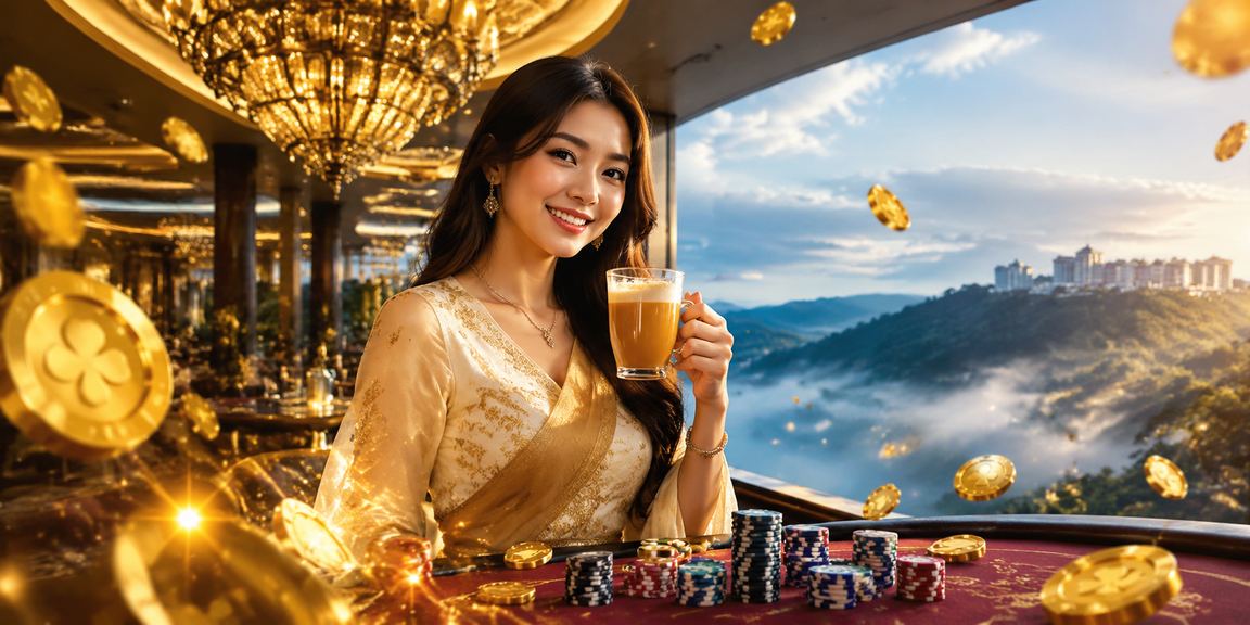 Suasana hiburan kasino slot qq1221 di Genting Highlands dengan tema Malaysia yang meriah